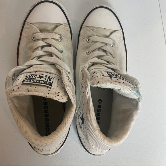 Converse All Star High Top Polka Dot Women’s Size 5 Shoe - Picture 4 of 6